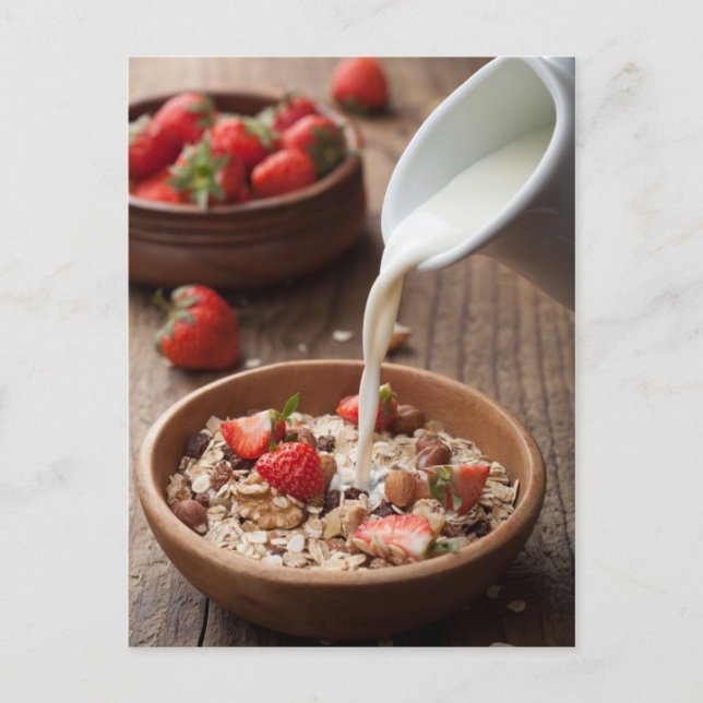 Healthy breakfast postcard (Front)