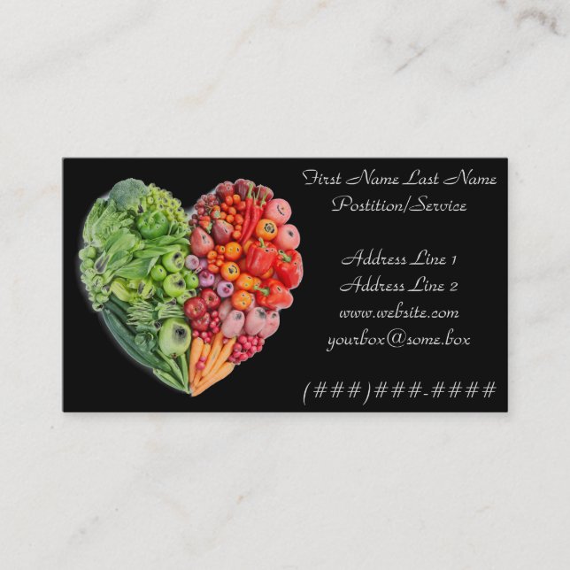 Healthy Business Card (Front)