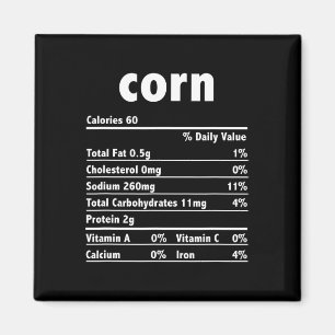 Healthy Corn Nutrition Guide For Thanksgiving Feas Magnet