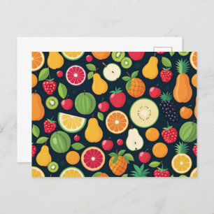 Healthy diet, Postcrossing Postcard