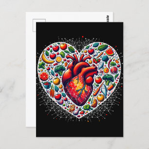 Healthy diet, Postcrossing Postcard