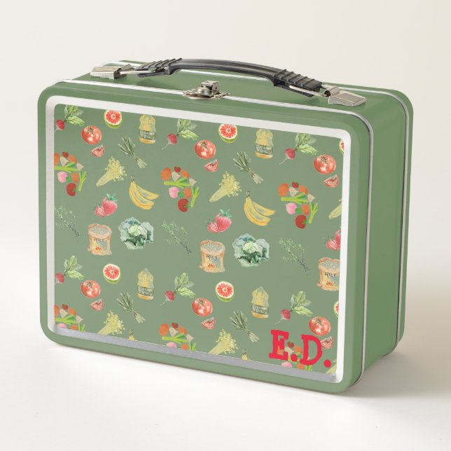 HEALTHY EATER METAL LUNCH BOX (Front)