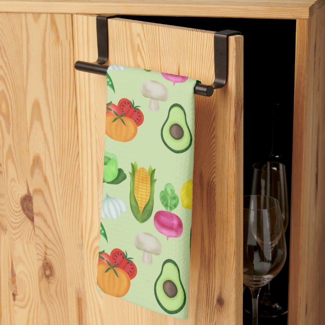 Healthy Eats Tea Towel (Thirds Fold)