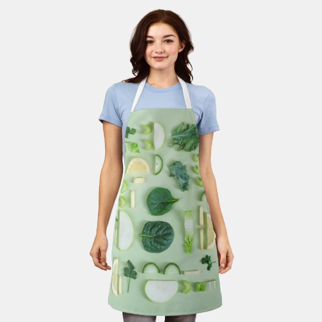 Healthy Food Apron (Worn)