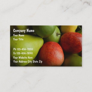 Healthy Fruit Business Cards