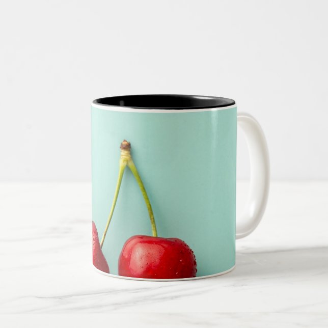 Healthy Fruits Two-Tone Coffee Mug (Front Right)