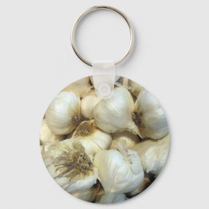 Healthy Garlic Key Ring