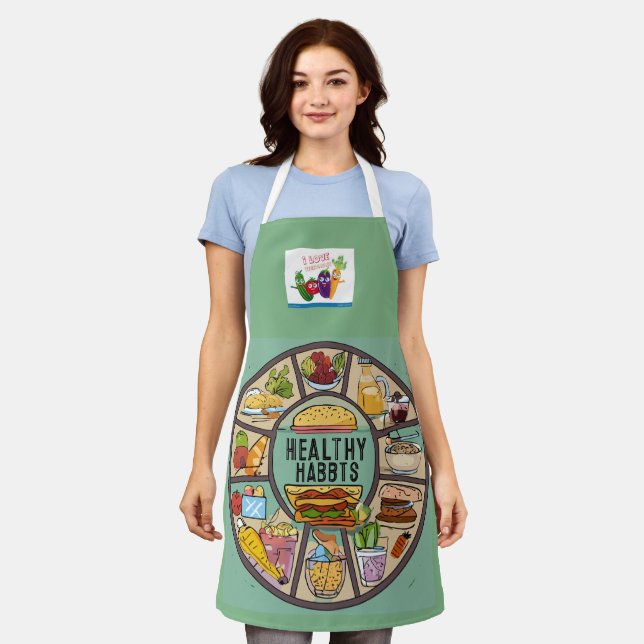 Healthy habits apron  (Worn)