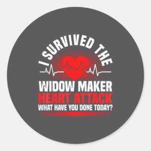Healthy Heart Disease, Heart Surgery &amp; Cardiac Classic Round Sticker