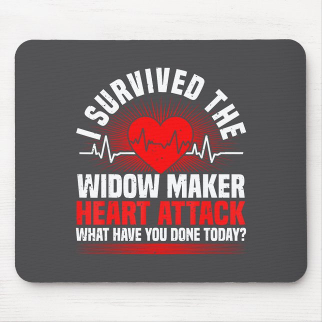 Healthy Heart Disease, Heart Surgery &amp; Cardiac Mouse Pad (Front)
