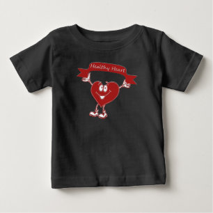 Healthy Heart man awareness symbol cardiology Baby T-Shirt