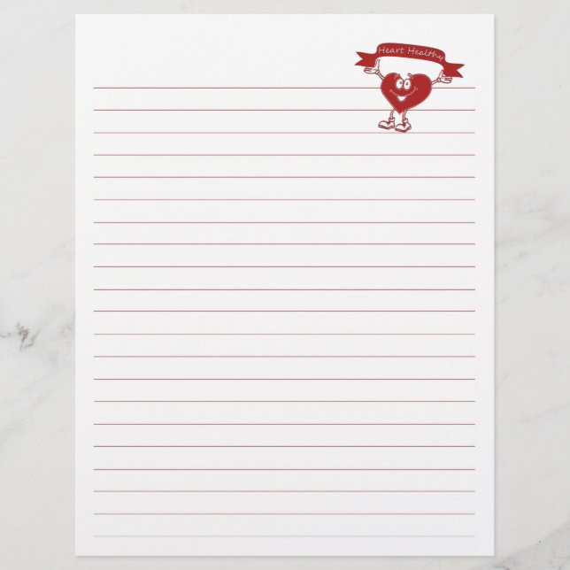 Healthy Heart man  cardiology  awareness symbol (Front)