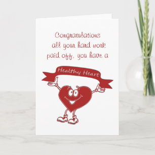 Healthy Heart man  cardiology  awareness symbol Card