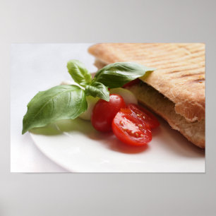 Healthy Italian food poster
