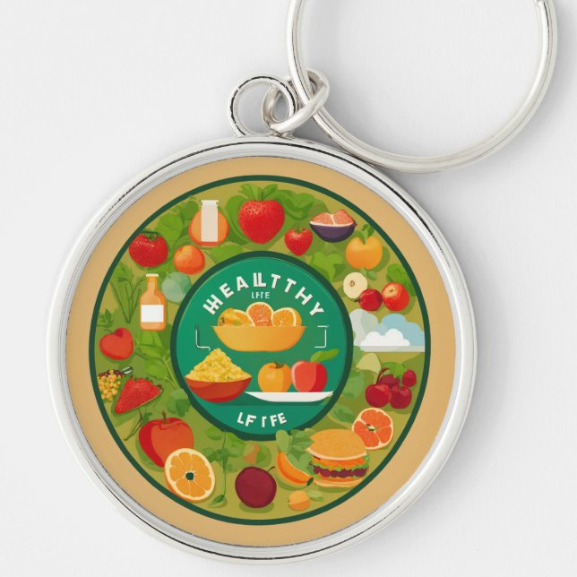 Healthy Key Ring (Front)