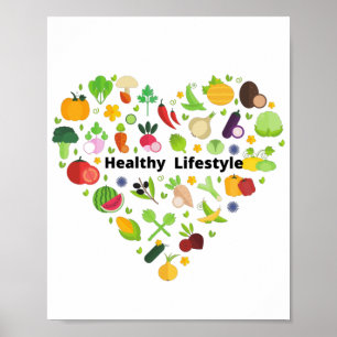 healthy lifestyle choices exercise T-Shirt Poster
