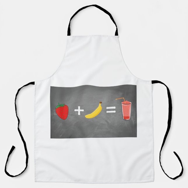 Healthy lifestyle design apron (Front)