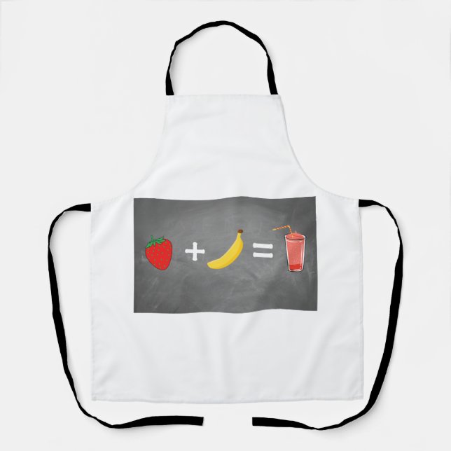Healthy lifestyle design apron (Front)