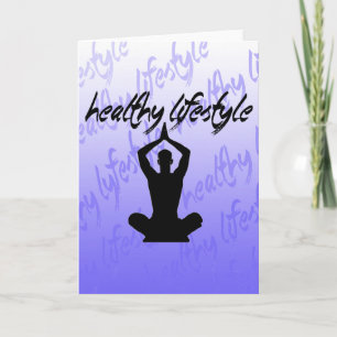 Healthy Lifestyle Greeting Card