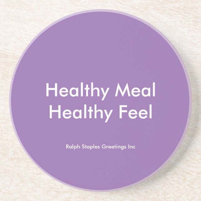Healthy Meal Coaster (Front)