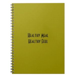 Healthy Meal Notebook