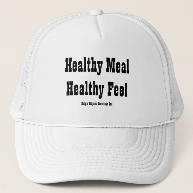 Healthy Meal Trucker Hat (Front)