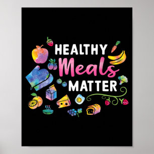 Healthy Meals Lunch Lady School Lunch Hero Week Poster