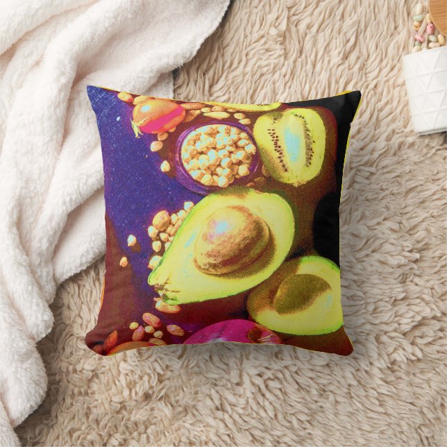 "Healthy Nutrition" Cute Photo. Buy Now Cushion (Blanket)