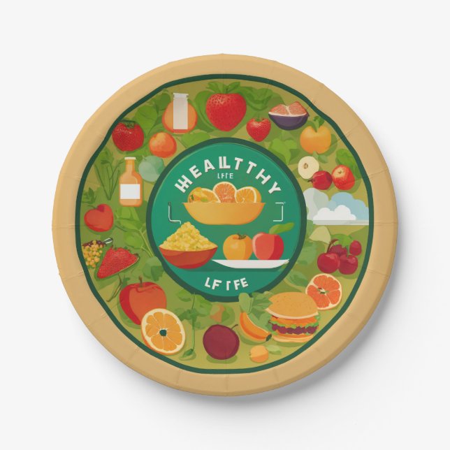 Healthy  paper plate (Front)