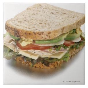 Healthy sandwich ceramic tile