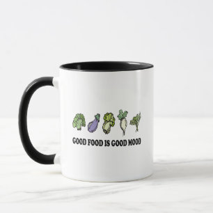 Healthy Saying Good Food Is Good Mood Eat Healthy Mug