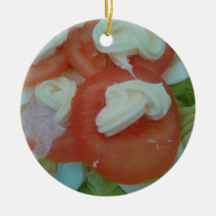 Healthy Spring Salad Ceramic Tree Decoration