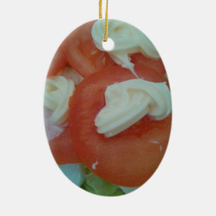 Healthy Spring Salad Ceramic Tree Decoration