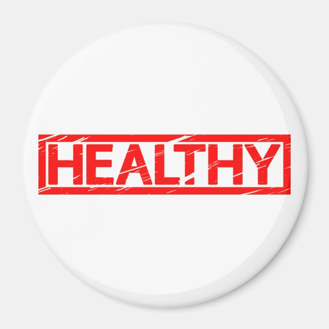 Healthy Stamp Magnet (Front)