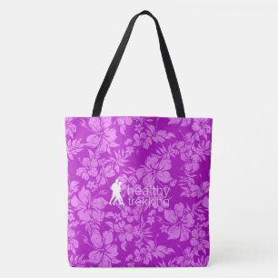 Healthy Trekking Hawaiian Hibiscus Beach Bag