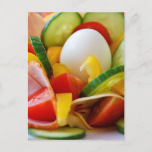 Healthy Vegan Breakfast Postcard