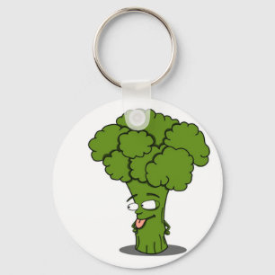 Healthy Vegetable Broccoli Key Ring
