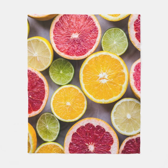 Healthy Vegetables Fleece Blanket (Front)