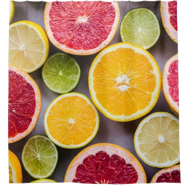 Healthy Vegetables Shower Curtain (Front)