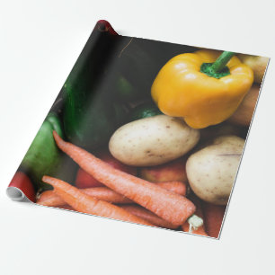 Healthy Vegetables Wrapping Paper