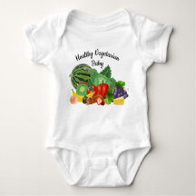 Healthy Vegetarian Baby Bodysuit