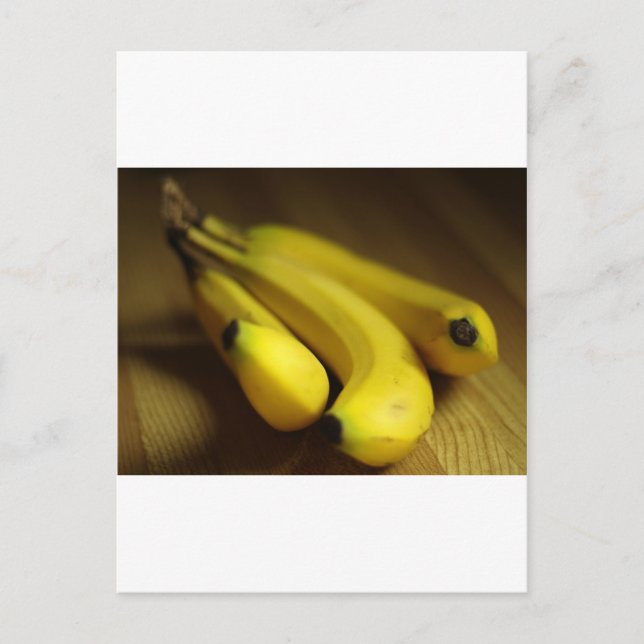 HEALTHY YELLOW BANANAS POSTCARD (Front)