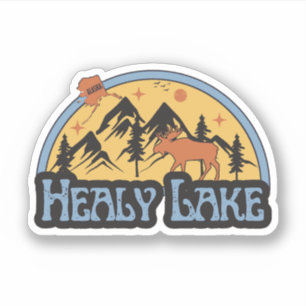 Healy Lake, Alaska Sticker