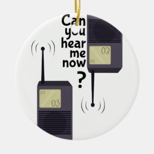 Hear Me Ceramic Tree Decoration