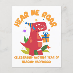 Hear me roar Cochlear Implant Hearing Birthday