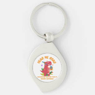 Hear me roar Cochlear Implant Hearing Birthday Key Ring