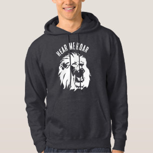 Hear Me Roar Lion Face Hoodie