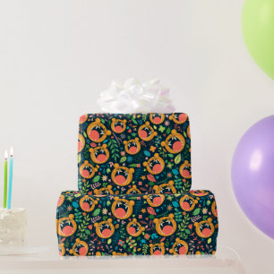 Hear Me Roar Tiger Jungle Animals Kids Wrapping Paper