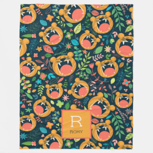 Hear Me Roar Tiger Jungle Personalised Fleece Blanket