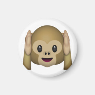 Hear No Evil Monkey - Emoji Magnet